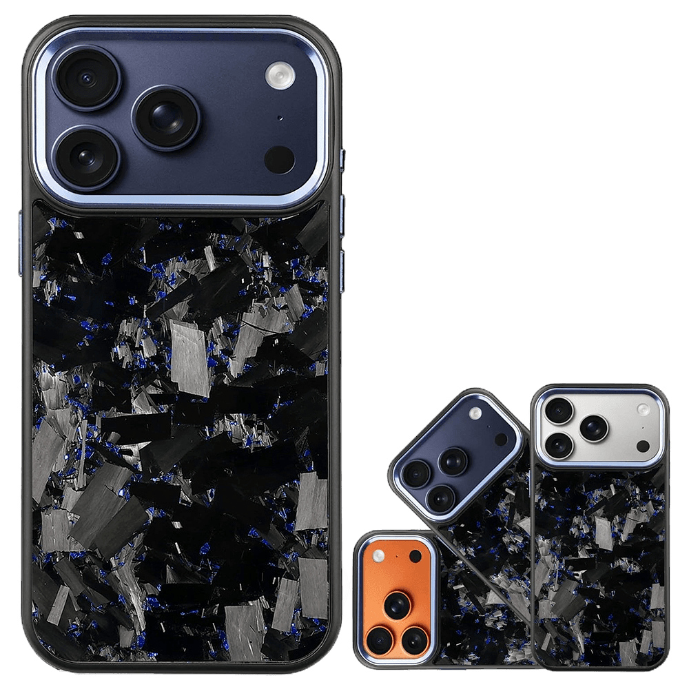iPhone-17-Carbonhülle in Arctic Blue