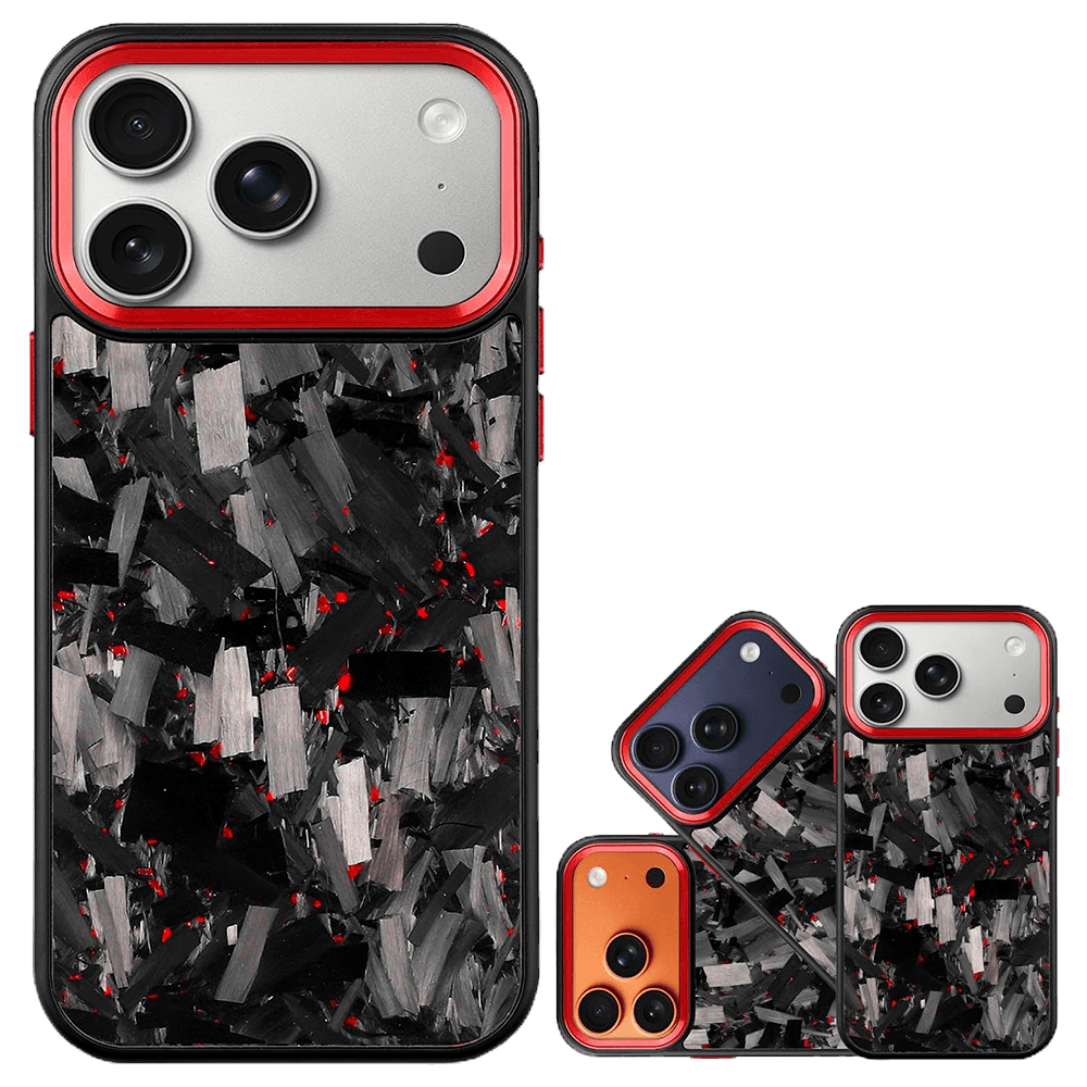 iPhone-17-Carbonhülle in Lava Red